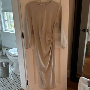 LOFT Soft Gray Knit Top